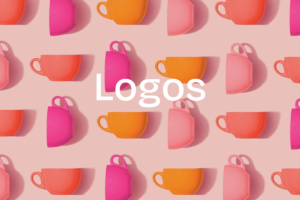 pink and orange teacups