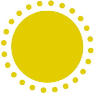 yellow sun icon